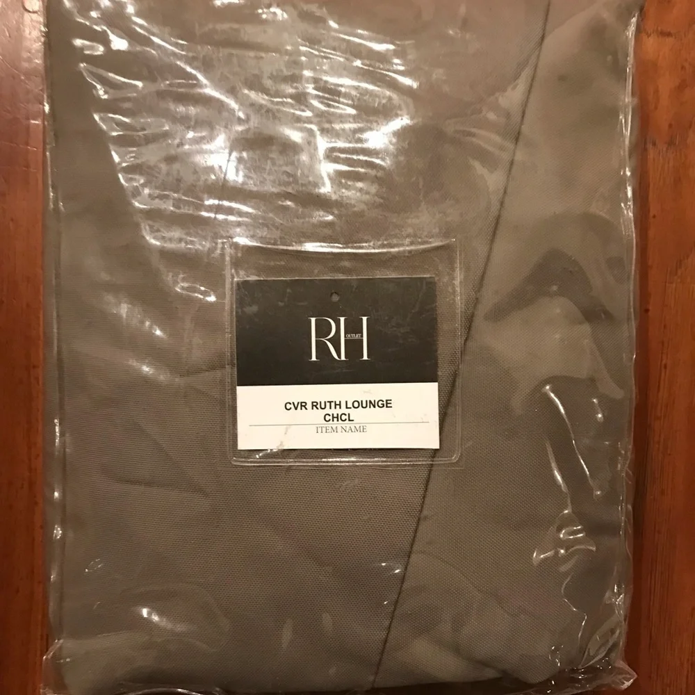 RH Restoration Hardware Rutherford Lounge Chair Cover Only in Charcoal